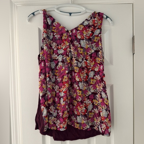 Kmart Floral Sleeveless Top - Multicolor size X large - Picture 1 of 7